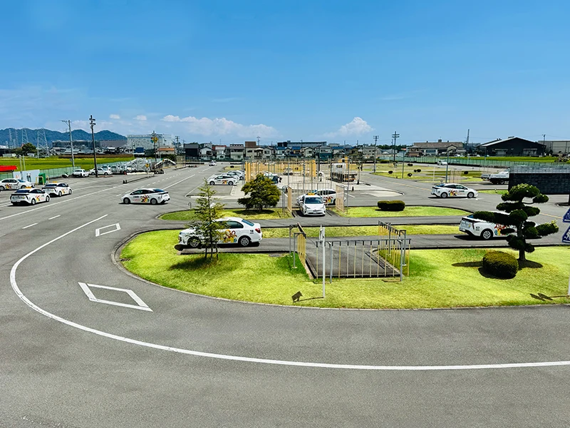 東名自動車学校のコースの様子
