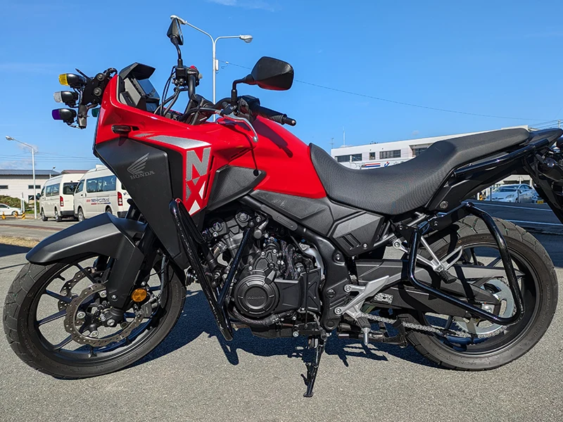 山貴ドライビングカレッジの教習用の二輪車